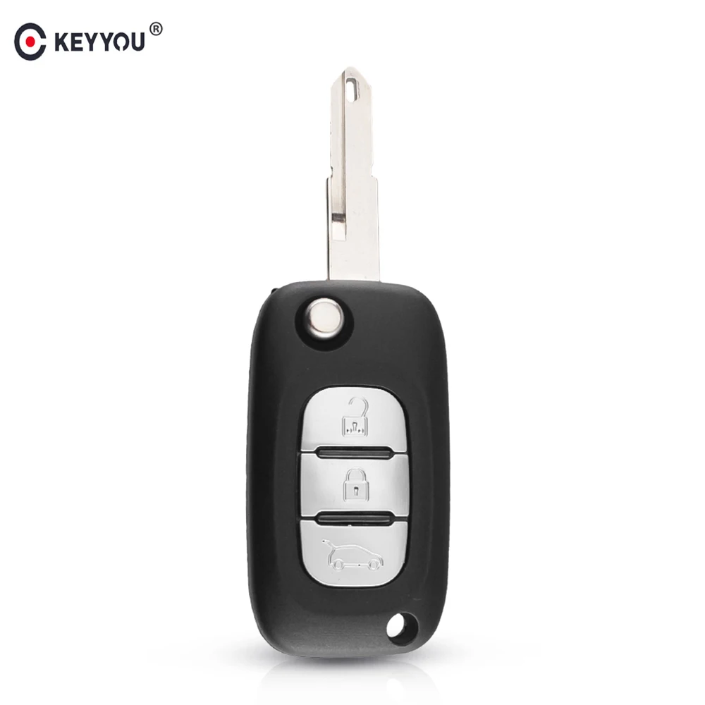 KEYYOU 3 Buttons Flip Folding Remote Key Shell Fob Case For Renault Vivaro Master Clio 3 Megane 3 Kangoo Uncut Car Key Cover
KEYYOU 3 Buttons Flip Folding Remote Key Shell Fob Case For Renault Vivaro Master Clio 3 Megane 3 Kangoo Uncut Car Key Cover