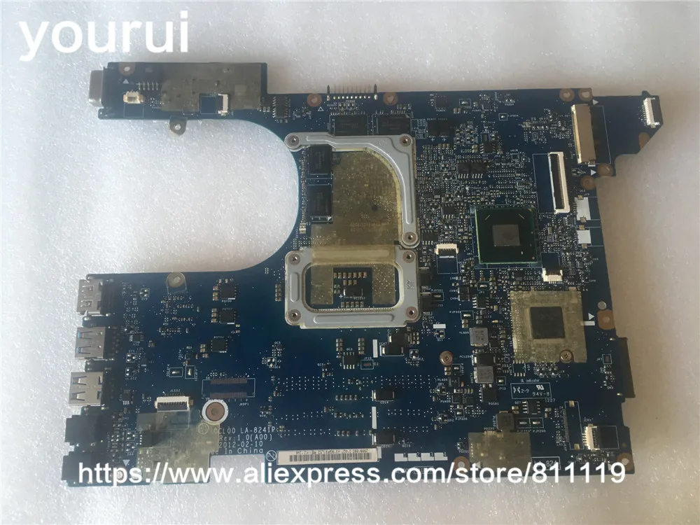 yourui 4P57C 04P57C CN-04P57C QCL00 LA-8241P For Dell Inspiron 15R 7520 Motherboard System board w/ HD 7730M work | Компьютеры и офис