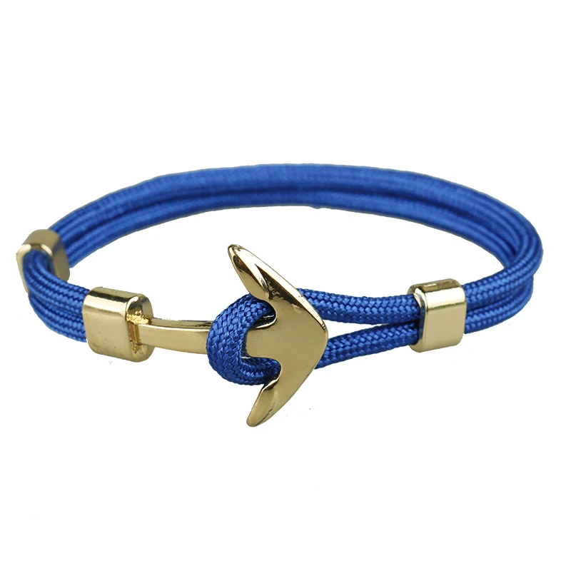 New Fashion Anchor Bracelets Men Charm 550 Survival Rope Chain Paracord Bracelet Male Wrap Metal Sport Golden Hooks
New Fashion Anchor Bracelets Men Charm 550 Survival Rope Chain Paracord Bracelet Male Wrap Metal Sport Golden Hooks