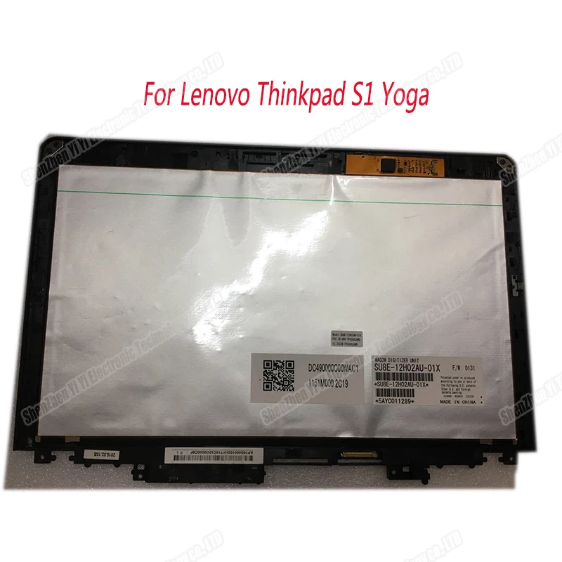 Сенсорный ЖК-экран с цифровым преобразователем в сборе для Lenovo Thinkpad Yoga S1 LP125WF2-SPB1 00HN940 с рамкой
Сенсорный ЖК-экран с цифровым преобразователем в сборе для Lenovo Thinkpad Yoga S1 LP125WF2-SPB1 00HN940 с рамкой