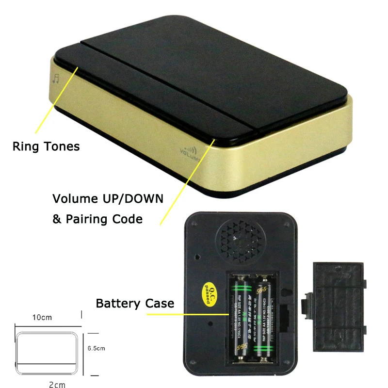 ENNIO сенсорный ключ WiFi дверной звонок беспроводной видео домофон домашняя система