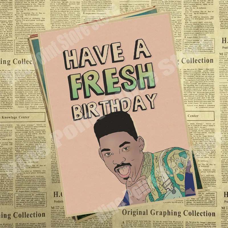 The Fresh Prince of Bel-Air US TV Show Vintage Retro Poster Decorative DIY Wall Stickers Home Posters Bar Art Decor
The Fresh Prince of Bel-Air US TV Show Vintage Retro Poster Decorative DIY Wall Stickers Home Posters Bar Art Decor