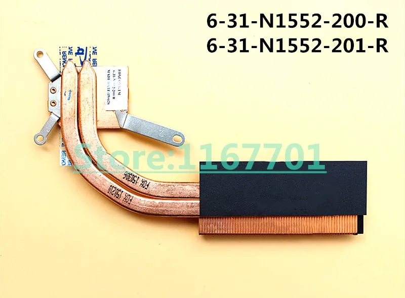 New Original Laptop/Notebook GPU Cooling Heatsink Radiator for Hasee Z6 G6 X6 PLUS 6-31-N1552-200-R 6-31-N1552-201-R
New Original Laptop/Notebook GPU Cooling Heatsink Radiator for Hasee Z6 G6 X6 PLUS 6-31-N1552-200-R 6-31-N1552-201-R