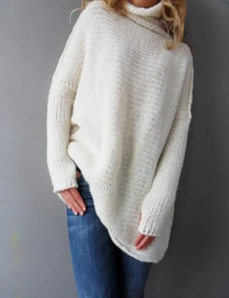 sweaters computer knitted solid pullovers long turtleneck girl female sweaters 2019 winter hot sale basic women
sweaters computer knitted solid pullovers long turtleneck girl female sweaters 2019 winter hot sale basic women