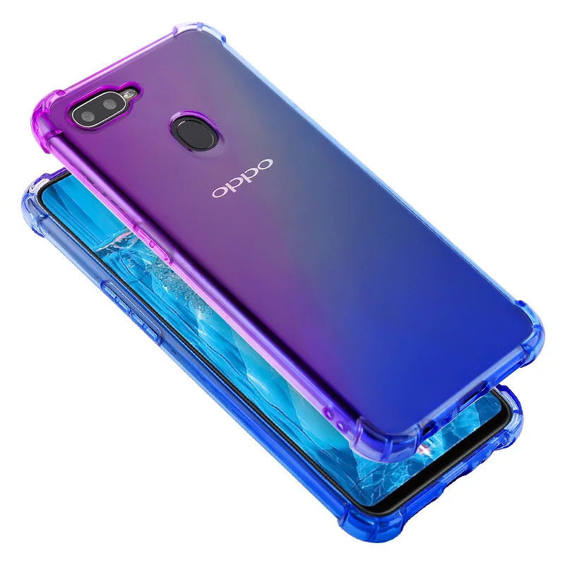 Противоударный Прозрачный мягкий силиконовый чехол для OPPO A7 A7X AX7 A5S A79 A83 A73