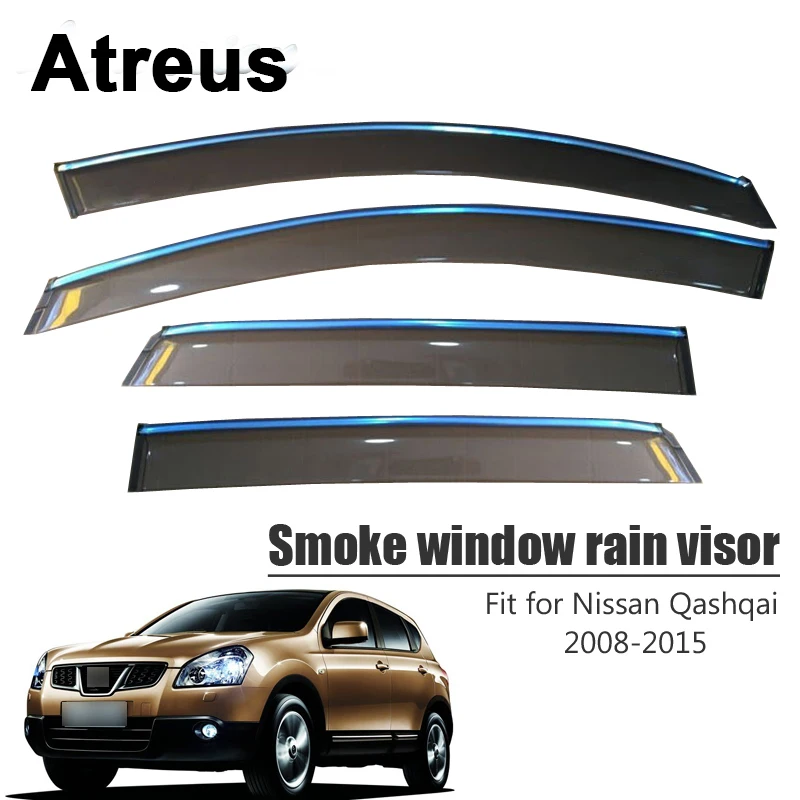 Atreus For Nissan Qashqai 2008 2009 2010 2011 2012 2013 2014 2015 Car Door Smoke Window Sun Rain Visor Wind Deflectors Guard
Atreus For Nissan Qashqai 2008 2009 2010 2011 2012 2013 2014 2015 Car Door Smoke Window Sun Rain Visor Wind Deflectors Guard
