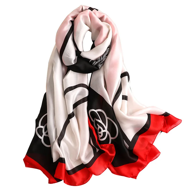 180x90cm Fashion Women Spain Silk Bandana Luxury Pure Ombre Floral Silk Scarf Female Print Head Hijab Snood Wome Foulard Shawl
180x90cm Fashion Women Spain Silk Bandana Luxury Pure Ombre Floral Silk Scarf Female Print Head Hijab Snood Wome Foulard Shawl