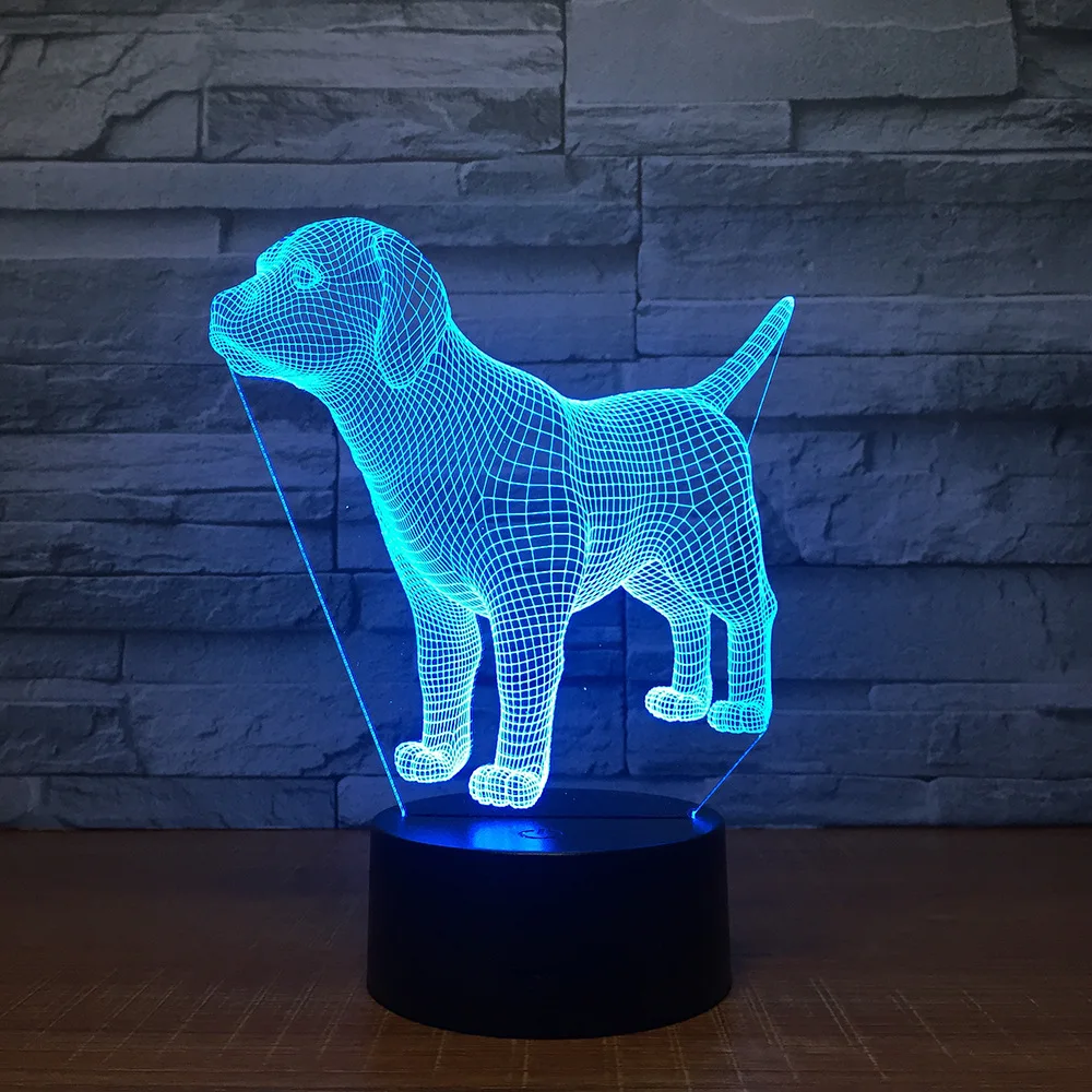 Lovely New Dog 3D LED Night Light 7 Color Flashing Touch Usb Illusion Mood Lamp USB Sleep Lighting Kids Birthday Gifts Drop Ship
Lovely New Dog 3D LED Night Light 7 Color Flashing Touch Usb Illusion Mood Lamp USB Sleep Lighting Kids Birthday Gifts Drop Ship