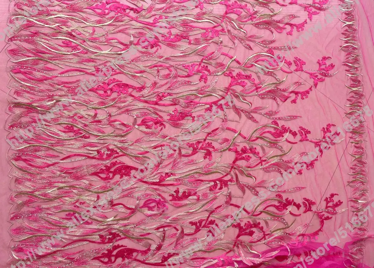 Pink metallic cotton Stones on net embroidered lace fabric for wedding dreww/ evening dress/show dress 125cm by yard
Pink metallic cotton Stones on net embroidered lace fabric for wedding dreww/ evening dress/show dress 125cm by yard