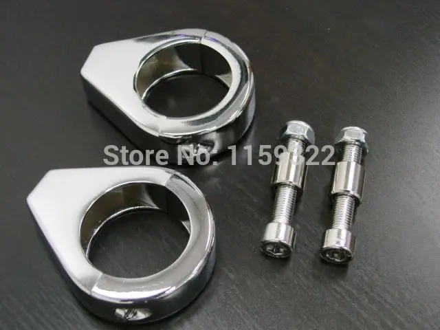 Aluminum 41mm Chrome Metal Turn Signal Light Indicator Relocation Fork Clamp For Harley
Aluminum 41mm Chrome Metal Turn Signal Light Indicator Relocation Fork Clamp For Harley