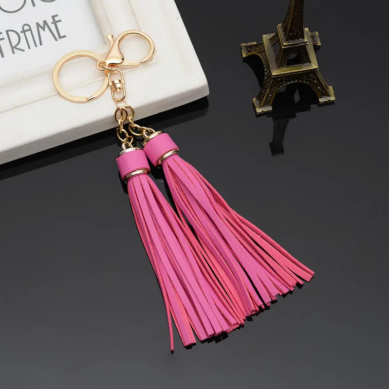 Hot Sale Leather Tassels Key Chain With Two Tassels For Car Keychain Bag Key Ring Jewelry EH820
Hot Sale Leather Tassels Key Chain With Two Tassels For Car Keychain Bag Key Ring Jewelry EH820