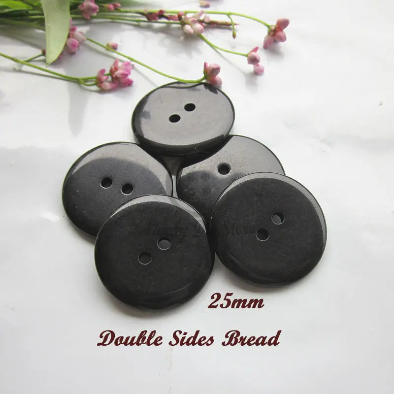 144pcs 25mm Double Bread Black Coat Buttons resin inner pad buttons Diy Sewing Supplies
144pcs 25mm Double Bread Black Coat Buttons resin inner pad buttons Diy Sewing Supplies