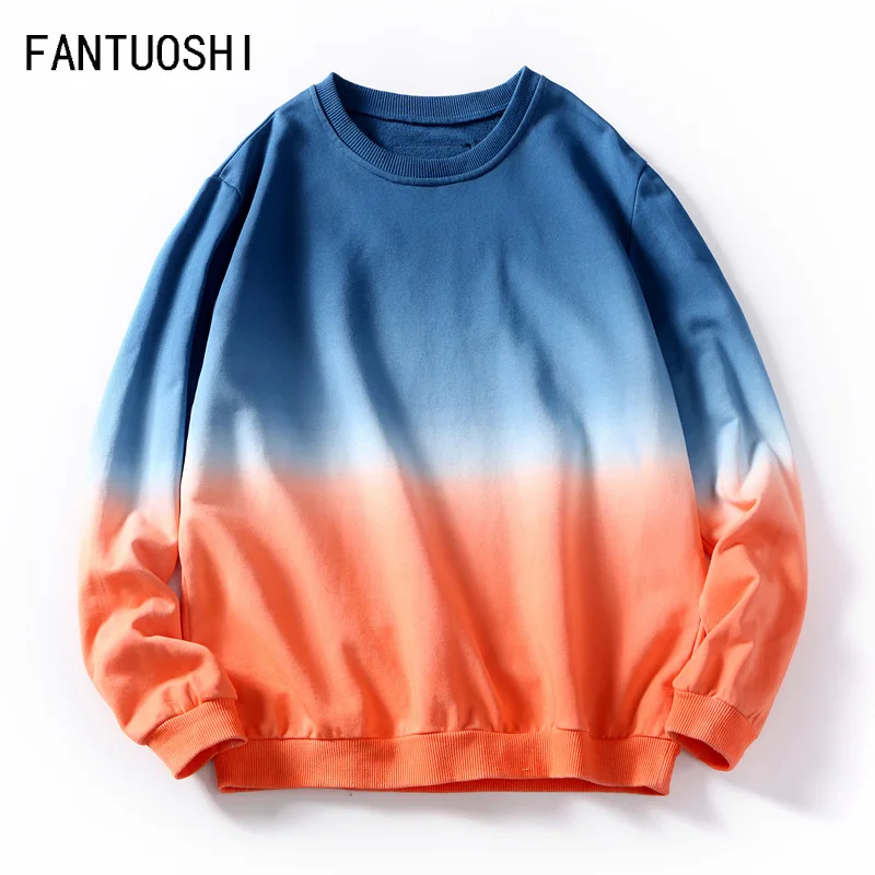 men's hoodies long sleeve Fashion casual pullover Gradient color stitching large size jacket Sportswear Round neck loose top 5XL
men's hoodies long sleeve Fashion casual pullover Gradient color stitching large size jacket Sportswear Round neck loose top 5XL
