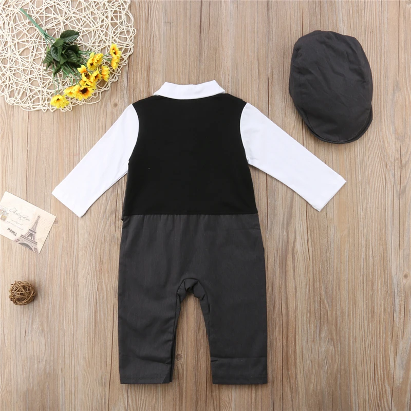 Romper for Baby Boy Newborn Infant Toddler Kid Formal Long Sleeve Bowknot Tie Party Pageant Jumpsuit Hat Outfit 3-24M 2Pcs
Romper for Baby Boy Newborn Infant Toddler Kid Formal Long Sleeve Bowknot Tie Party Pageant Jumpsuit Hat Outfit 3-24M 2Pcs