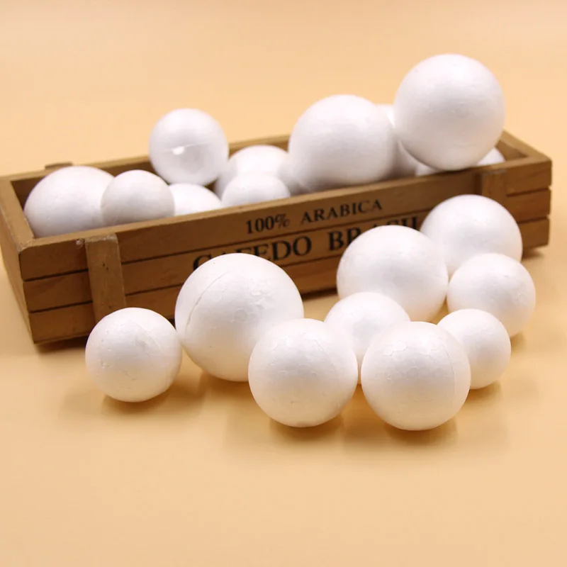 20PCS 30/35/40/45MM DIY White Foam Modelling Polystyrene Styrofoam Ball For Kids Gift Christmas Party Decorations Craft Supplies
20PCS 30/35/40/45MM DIY White Foam Modelling Polystyrene Styrofoam Ball For Kids Gift Christmas Party Decorations Craft Supplies