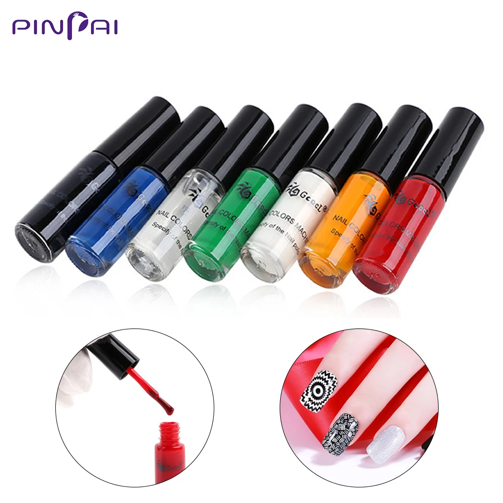 7 Bottle/Set Nail Stamping Gel Polish 6 Colors DIY Manicure UV Gel Lacquer Soak Off Varnish Nail Art Printing Stamping Polish
7 Bottle/Set Nail Stamping Gel Polish 6 Colors DIY Manicure UV Gel Lacquer Soak Off Varnish Nail Art Printing Stamping Polish