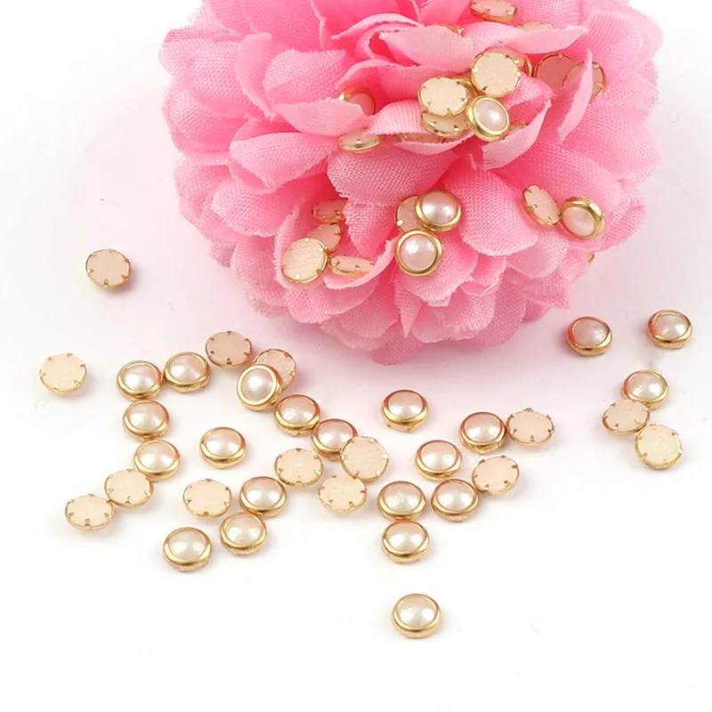 4MM 500Pcs Ivory Metal Edge Half Round Pearl Glitter Nail Beads Studs Beauty Charm Nail Art DIY Decorations
4MM 500Pcs Ivory Metal Edge Half Round Pearl Glitter Nail Beads Studs Beauty Charm Nail Art DIY Decorations