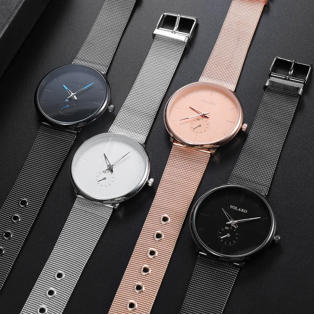 YOLAKO Men's Watch Stainless Steel Mesh Belt Simple Mirror Quartz Watch Man Watches Mens 2021 relogios masculinos
YOLAKO Men's Watch Stainless Steel Mesh Belt Simple Mirror Quartz Watch Man Watches Mens 2021 relogios masculinos