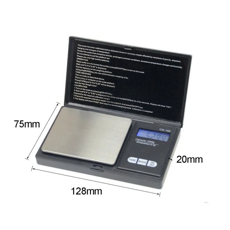 0.1-1000G Precision Digital Scale Weed Coin Jewelry Pocket Tool In Stork | Инструменты