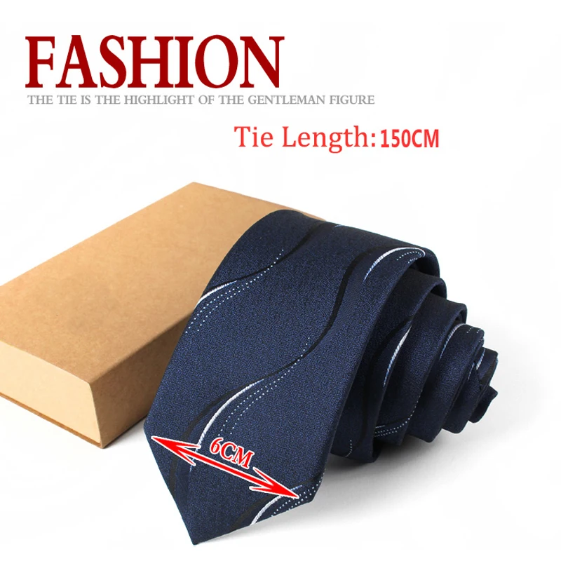 2019 Brand New Men's Classic Striped 6cm Slim Neck Tie Formal Business Meeting Suit Wear Neck Tie for Men with Gift Box
2019 Brand New Men's Classic Striped 6cm Slim Neck Tie Formal Business Meeting Suit Wear Neck Tie for Men with Gift Box