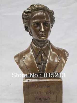 Free Shipping bi00512 9"Western Art Bronze statue Fryderyk Franciszek Chopin Virtuoso Piano pianist
Free Shipping bi00512 9"Western Art Bronze statue Fryderyk Franciszek Chopin Virtuoso Piano pianist