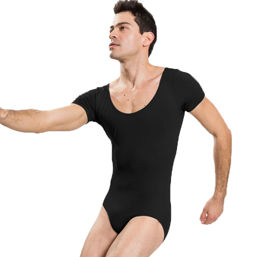 ICOSTUMES Mens Short Sleeve Black Leotard For Gymnastics Adults Spandex Scoop Neck Ballet Dance Leotards Bodysuit Dancewear
ICOSTUMES Mens Short Sleeve Black Leotard For Gymnastics Adults Spandex Scoop Neck Ballet Dance Leotards Bodysuit Dancewear
