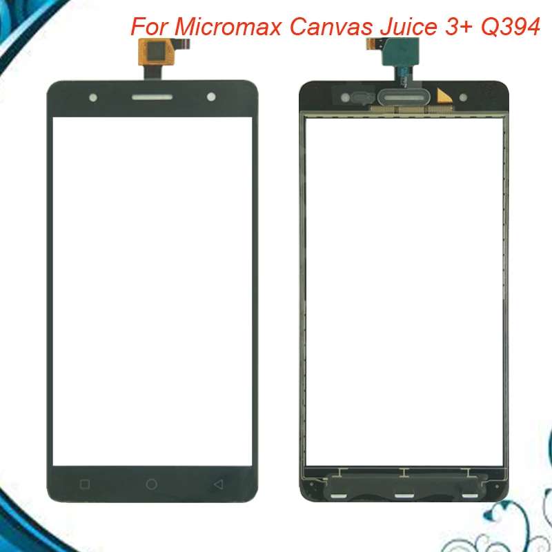 5 шт./лот Сенсорная Панель переднее стекло для Micromax Canvas Juice 3 + Q394 сенсорный экран