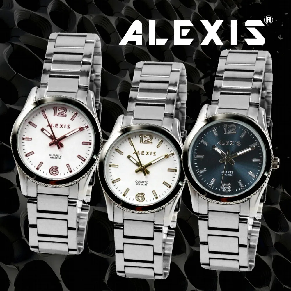 Alexis Unisex Analog Quartz Round Watch Japan Miyota Movement Silver Stainless Steel Band Dark Blue Dial Water Resistant
Alexis Unisex Analog Quartz Round Watch Japan Miyota Movement Silver Stainless Steel Band Dark Blue Dial Water Resistant