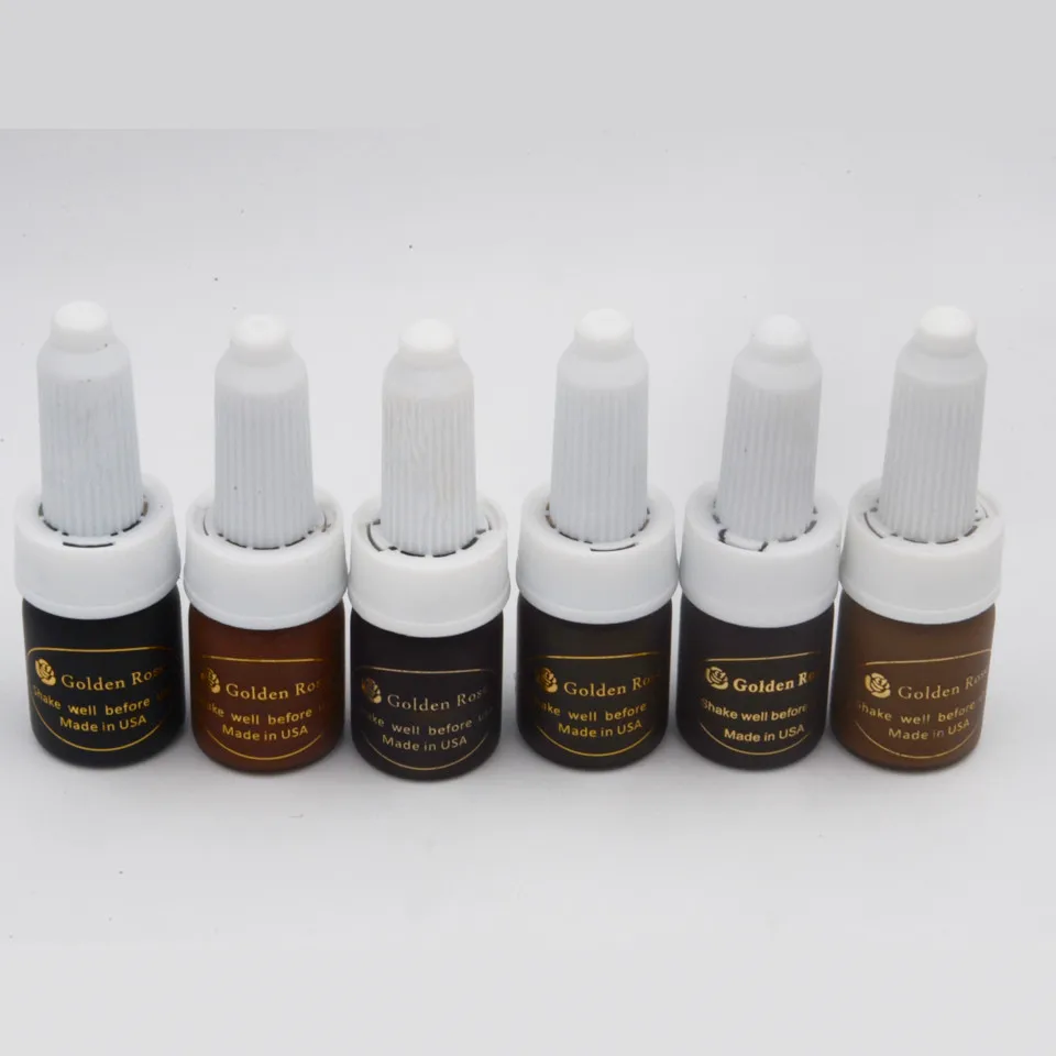 Free shipping 6pc Cosmetic Golden rose tattoo ink & Permanent Makeup Micro Pigment Color
Free shipping 6pc Cosmetic Golden rose tattoo ink & Permanent Makeup Micro Pigment Color