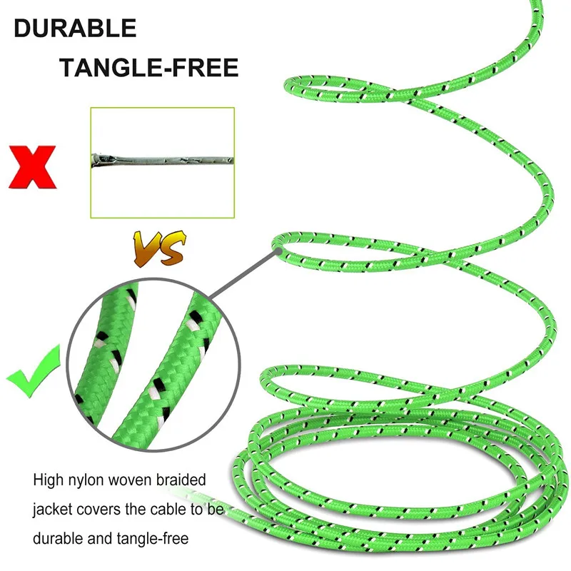 USB Cable For iPhone XR XS MAX X 7 8 plus 6 Charger Cord Xiaomi Samsung huawei Y9 P Smart 2019 Y7 Y6 Y5 2018 Charging Cables | Мобильные