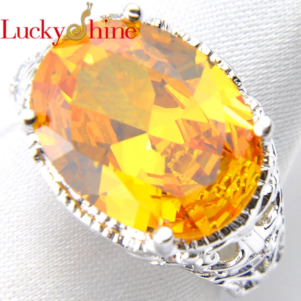Luckyshine Classic Wedding Jewelry Gift Oval Yellow Crystal Cubic Zirconia Silver Plated For Women Party Rings NEW
Luckyshine Classic Wedding Jewelry Gift Oval Yellow Crystal Cubic Zirconia Silver Plated For Women Party Rings NEW