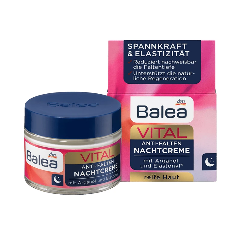 Balea Vital Baobab Regenerating Night Cream 50g for Women Mature Skin 40+Years Anti Aging Anti Wrinkles Skin Elasticity Firmness
Balea Vital Baobab Regenerating Night Cream 50g for Women Mature Skin 40+Years Anti Aging Anti Wrinkles Skin Elasticity Firmness