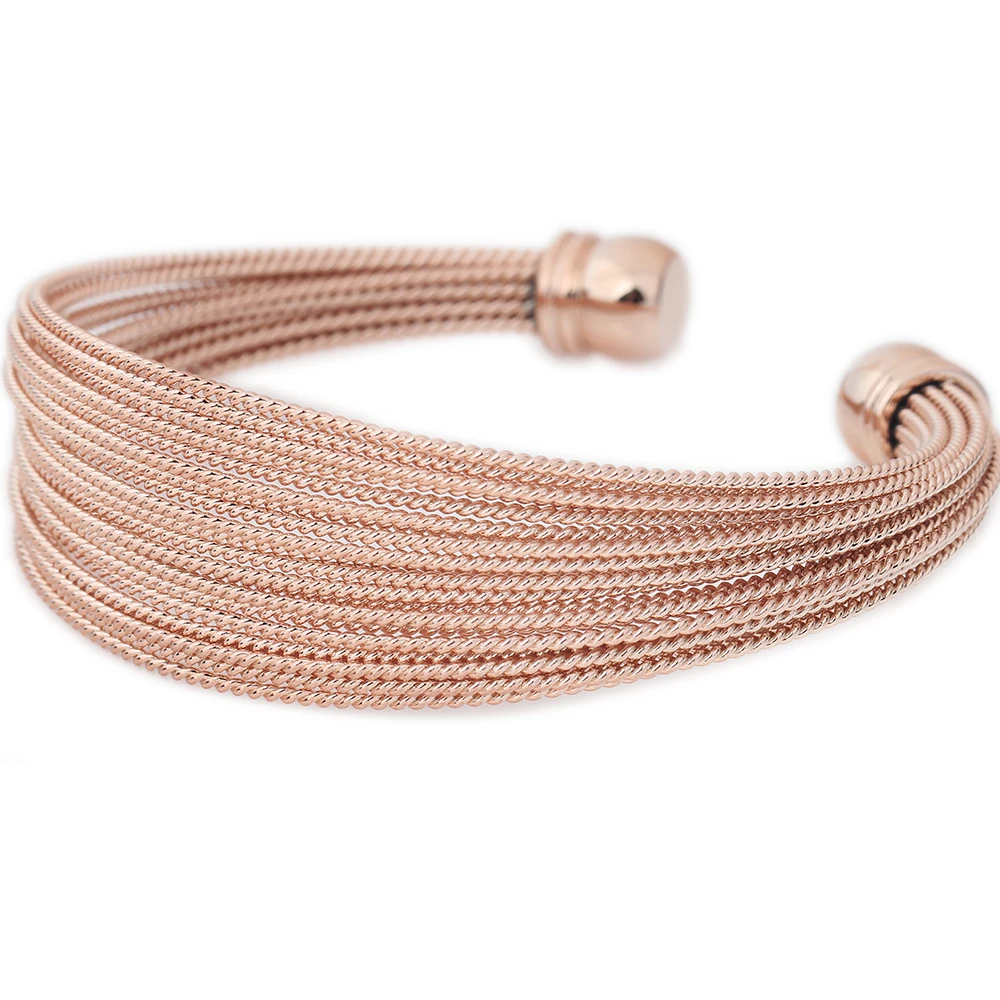 Never Fade Stainless Steel A Lot Of Twisted Wire Bracelets Bangles Gold / Rose Color Women's Fashion Jewelry
Never Fade Stainless Steel A Lot Of Twisted Wire Bracelets Bangles Gold / Rose Color Women's Fashion Jewelry