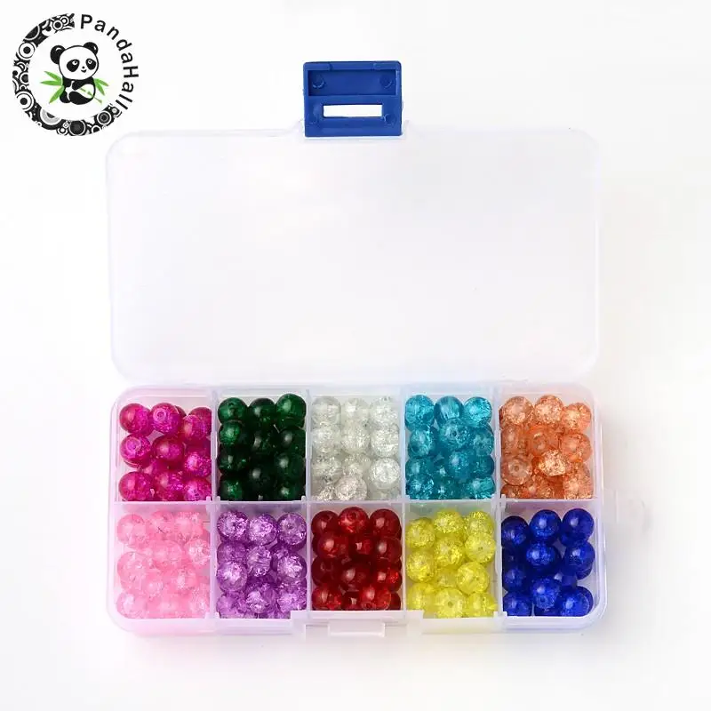 4/6/8/10mm Mixed Color Spray Painted Transparent Round Crackle Glass Beads for Jewelry Making DIY hole: 1.1~1.3mm
4/6/8/10mm Mixed Color Spray Painted Transparent Round Crackle Glass Beads for Jewelry Making DIY hole: 1.1~1.3mm