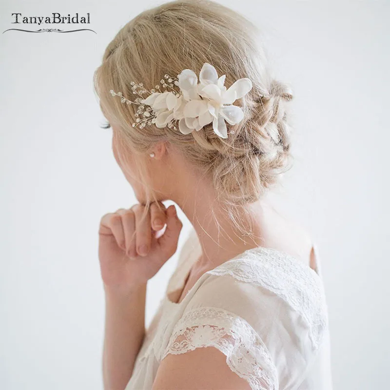 White Hair Flowers Striking Fairy Bohemian Wedding Bridal Hairdress gelin tac aksesuarlar DH001
White Hair Flowers Striking Fairy Bohemian Wedding Bridal Hairdress gelin tac aksesuarlar DH001