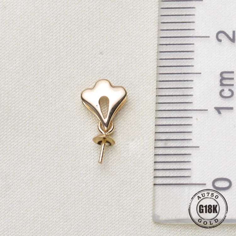 Luxury genuine G18K Gold Accessories Fashion Pearl Pendant Settings Findings Pendant Mountings Women Accessories Female Jewwelry
Luxury genuine G18K Gold Accessories Fashion Pearl Pendant Settings Findings Pendant Mountings Women Accessories Female Jewwelry