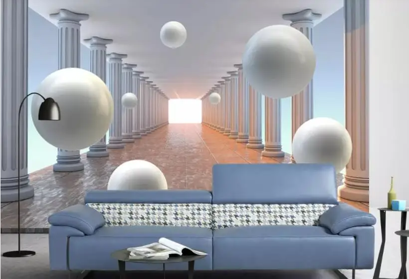 3D обои на заказ фотообои с изображением шара для гостиной спальни