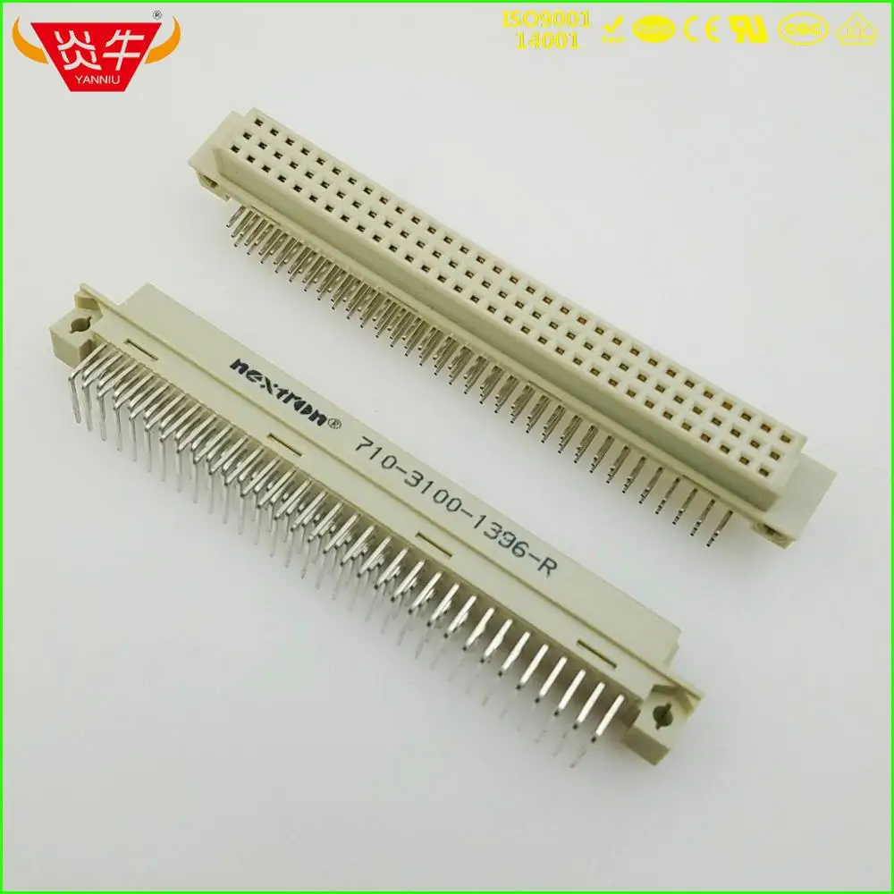 50Pcs 396 DIN41612 DIN CONNECTOR 710-3100-1396-R 3*32P 96PIN FEMALE RIGHT ANGLE PINS EUROPEAN SOCKET 9001-14961COOA NEXTRON
50Pcs 396 DIN41612 DIN CONNECTOR 710-3100-1396-R 3*32P 96PIN FEMALE RIGHT ANGLE PINS EUROPEAN SOCKET 9001-14961COOA NEXTRON