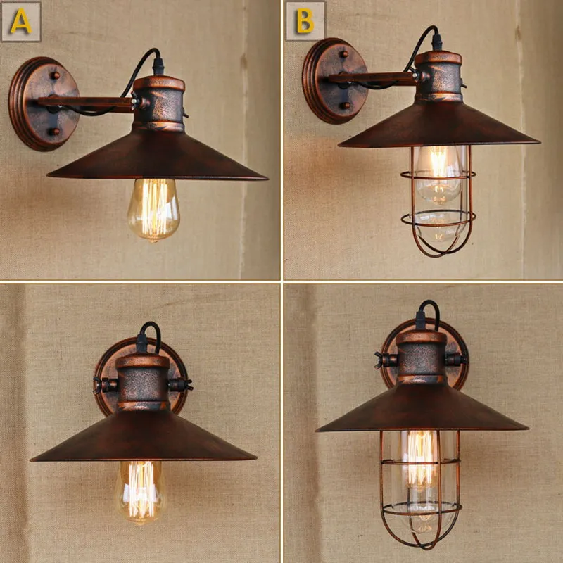 Reto vintage antique rust swing head wall lamp led E27 for workroom bedside bedroom illumination sconce bathroom
Reto vintage antique rust swing head wall lamp led E27 for workroom bedside bedroom illumination sconce bathroom