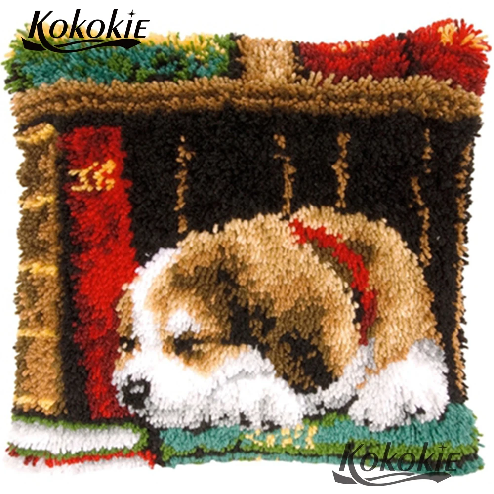 Cartoon dog diy carpet Latch Hook Pillow Kits 3d Needlework Unfinished Crocheting Rug Kits Yarn Handmade Embroidery Pillowcase
Cartoon dog diy carpet Latch Hook Pillow Kits 3d Needlework Unfinished Crocheting Rug Kits Yarn Handmade Embroidery Pillowcase