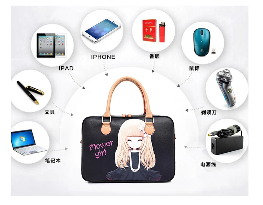 New Girls/Women Cute Cartoon Design 13" 13.3"14"15.6 Inch Laptop Bag Notebook Computer Bag Waterproof and Breathable
New Girls/Women Cute Cartoon Design 13" 13.3"14"15.6 Inch Laptop Bag Notebook Computer Bag Waterproof and Breathable