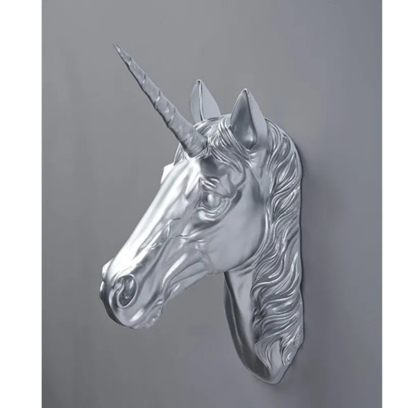 Vintage Unicorn Wall Decoration Animal Head Art Sculpture Deer Statue Wall Hanger Resin Crafts Home Decoration Accessories R1108
Vintage Unicorn Wall Decoration Animal Head Art Sculpture Deer Statue Wall Hanger Resin Crafts Home Decoration Accessories R1108