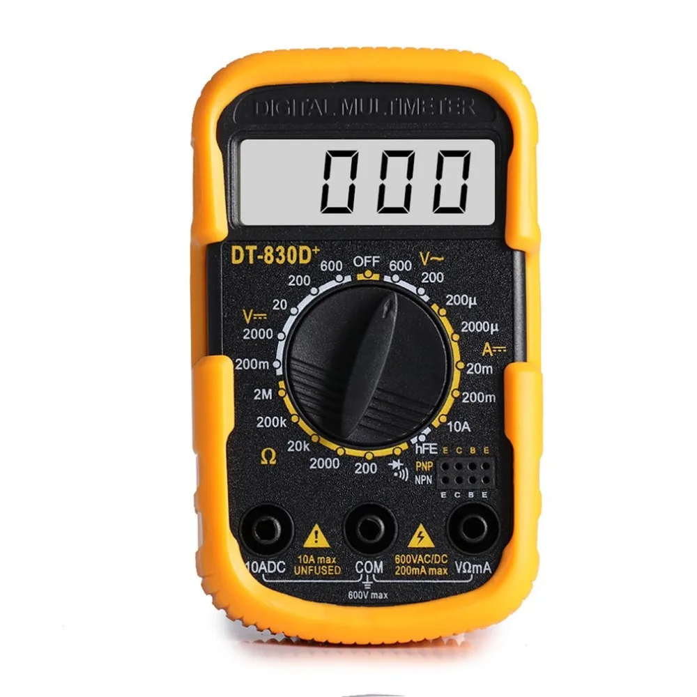 DT830D + мини цифровой мультиметров осциллограф TRMs ручной DSO DDS функция генератор