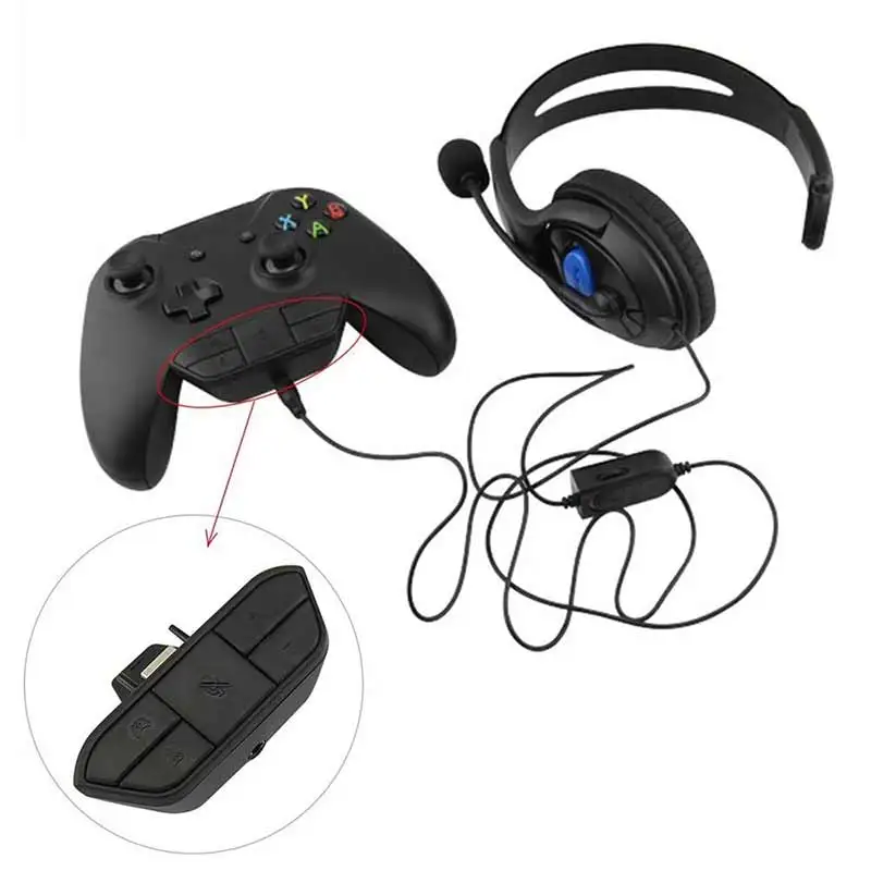 EastVita черный стерео гарнитура адаптер аудио конвертер наушников для Microsoft Xbox