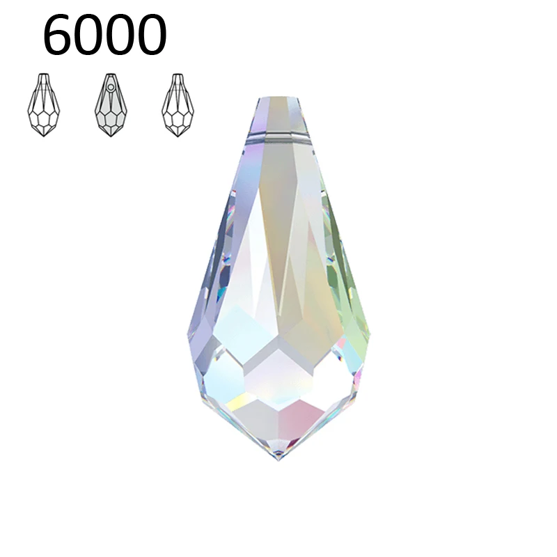 (1 piece) 100% ORIGINAL crystal from Swarovski 6000 teardrop pendant made in Austria loose beads rhinestone DIY jewelry making
(1 piece) 100% ORIGINAL crystal from Swarovski 6000 teardrop pendant made in Austria loose beads rhinestone DIY jewelry making