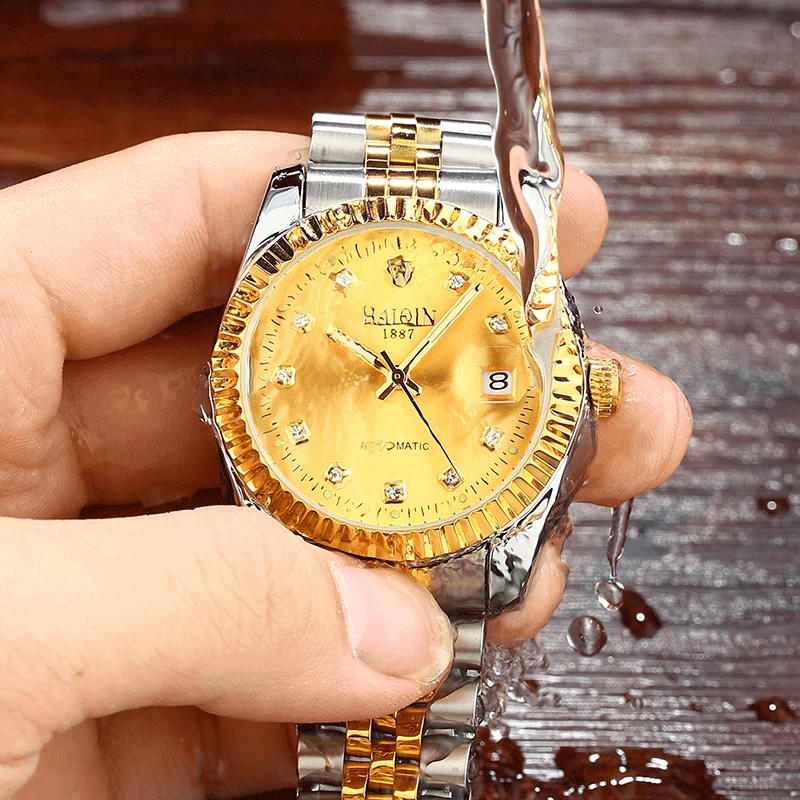 HAIQIN Men's Watches New Luxury Fashion Men Mechanical Sports Watch Waterproof Automatic Stainless Steel Clock Relogio Masculino
HAIQIN Men's Watches New Luxury Fashion Men Mechanical Sports Watch Waterproof Automatic Stainless Steel Clock Relogio Masculino