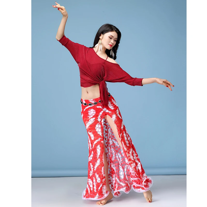 New Belly dance summer mesh practice clothes adult suit Top&skirt&Safety Pants 4Color
New Belly dance summer mesh practice clothes adult suit Top&skirt&Safety Pants 4Color