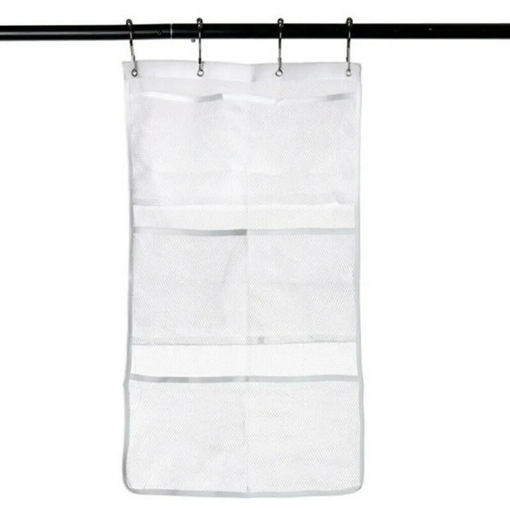 Solid White Mesh Large Capacity Door Bathroom Storage Organizer Portable Fastness Hanging with 4 Circles
Solid White Mesh Large Capacity Door Bathroom Storage Organizer Portable Fastness Hanging with 4 Circles