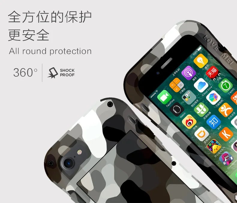 Металлический камуфляжный чехол LOVE MEI для iPhone 7 8 7 Plus 8 Plus, алюминиевый бронированный ударопрочный чехол для iPhone 7 7 Plus 8 Plus
Металлический камуфляжный чехол LOVE MEI для iPhone 7 8 7 Plus 8 Plus, алюминиевый бронированный ударопрочный чехол для iPhone 7 7 Plus 8 Plus