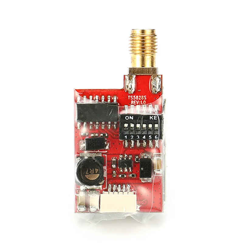 TS5828S 5.8G 600mW 40CH Mini AV Wireless Transmitter RP-SMA Female For Multicopter QAV250
TS5828S 5.8G 600mW 40CH Mini AV Wireless Transmitter RP-SMA Female For Multicopter QAV250